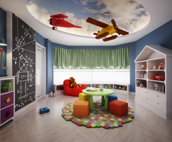 Modern Children's Room Activity Room-ID:196000109