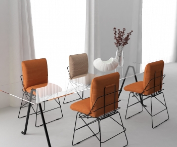 Modern Dining Table And Chairs-ID:846967942