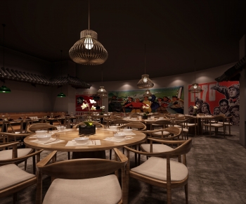 New Chinese Style Catering Space-ID:221677068