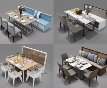 Modern Dining Table And Chairs-ID:455959087