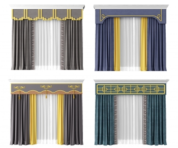New Chinese Style The Curtain-ID:983886967