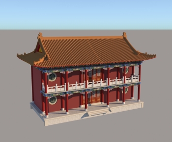 Chinese Style Ancient Architectural Buildings-ID:850119113