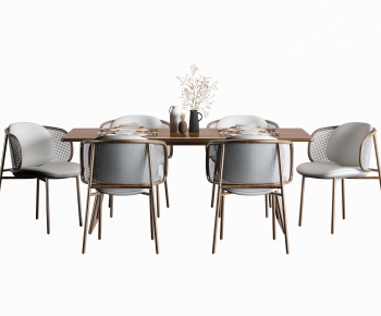 Nordic Style Dining Table And Chairs-ID:932801961