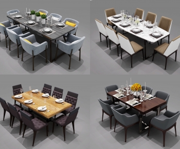 Modern Dining Table And Chairs-ID:951343066
