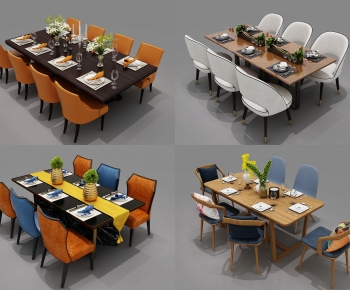Modern Dining Table And Chairs-ID:159349927