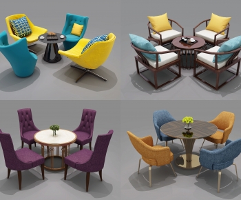Modern Leisure Table And Chair-ID:513262032