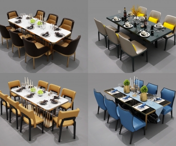 Modern Dining Table And Chairs-ID:422162063