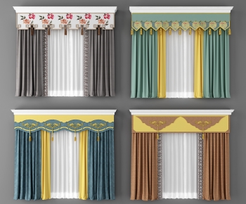 New Chinese Style The Curtain-ID:229379891