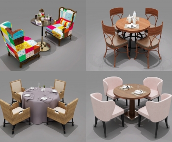 Modern Dining Table And Chairs-ID:754316096