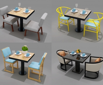 Nordic Style Dining Table And Chairs-ID:562467102