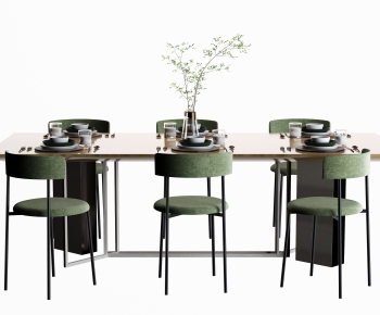 Modern Dining Table And Chairs-ID:468127014