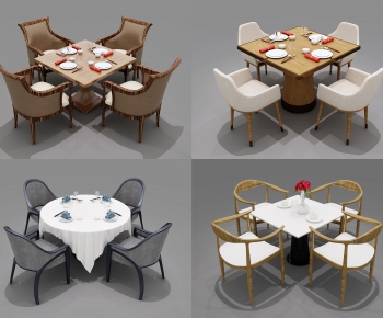 Modern Dining Table And Chairs-ID:302536011