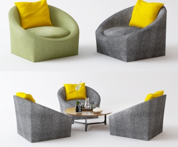 Nordic Style Single Sofa-ID:397834068