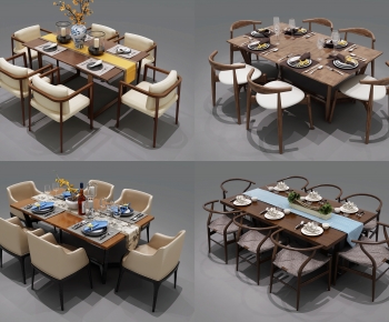 Modern Dining Table And Chairs-ID:479182006