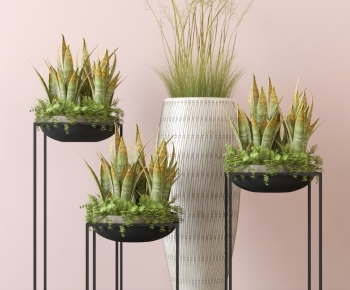 Nordic Style Potted Green Plant-ID:229284056