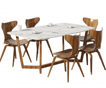 Modern Dining Table And Chairs-ID:169620048