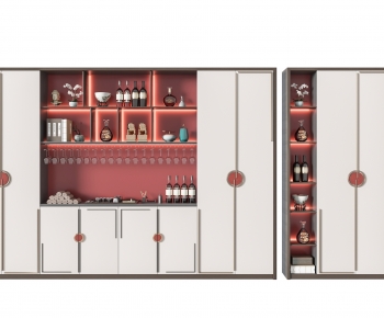New Chinese Style Wine Cabinet-ID:688240054