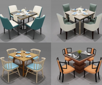 Nordic Style Dining Table And Chairs-ID:639260054