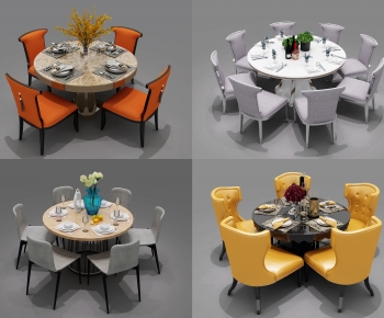 Modern Dining Table And Chairs-ID:613934999