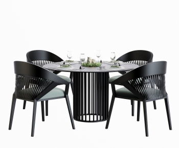 New Chinese Style Dining Table And Chairs-ID:969297896