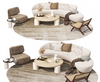 Wabi-sabi Style Sofa Combination-ID:301230032