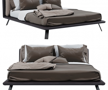 Modern Double Bed-ID:703479053