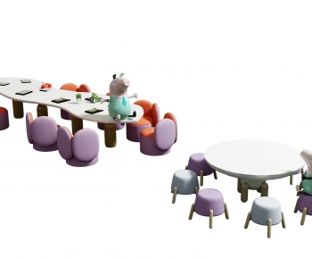 Modern Children's Table/chair-ID:615201951