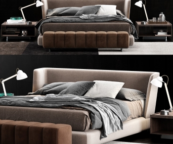 Modern Double Bed-ID:659502031