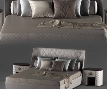 Modern Double Bed-ID:140466936