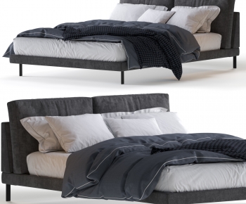 Modern Double Bed-ID:889190914