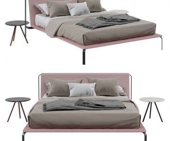 Modern Double Bed-ID:309293034