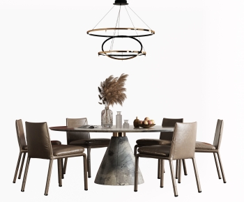 Modern Dining Table And Chairs-ID:348371037