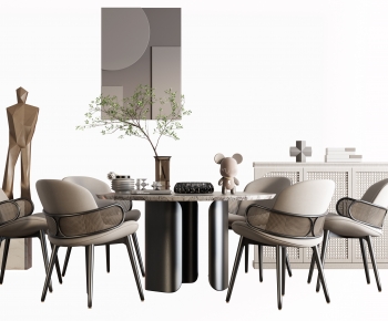 Modern Dining Table And Chairs-ID:401825908