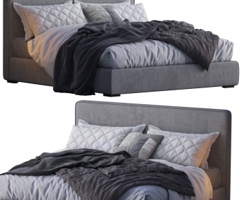 Modern Double Bed-ID:587507967