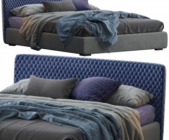 Modern Double Bed-ID:335238933