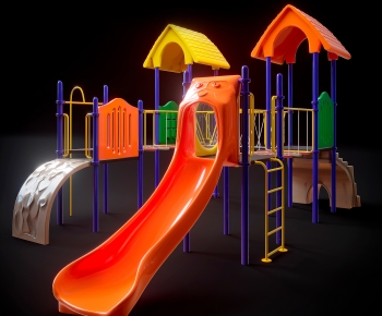 儿童游乐设备 滑梯-ID:384073974