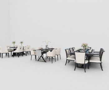 Modern Dining Table And Chairs-ID:646589991