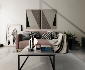 Nordic Style A Sofa For Two-ID:275222064