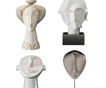 現代藝術雕塑擺件組合-ID:1345004