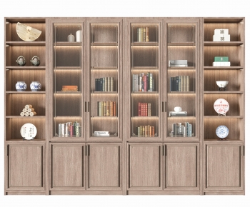 New Chinese Style Bookcase-ID:444775107
