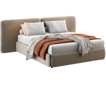 Modern Double Bed-ID:472009905