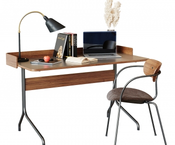 Modern Computer Desk And Chair-ID:261322029