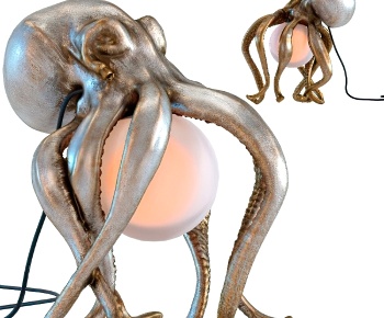 現代章魚雕塑裝飾燈-ID:1344995