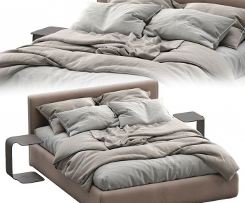 Modern Double Bed-ID:196345091