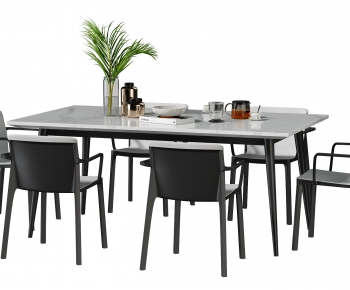 Modern Dining Table And Chairs-ID:630449066