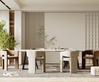 Modern Wabi-sabi Style Dining Room-ID:479204898
