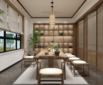 New Chinese Style Tea House-ID:805121907