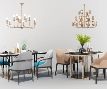 Modern Dining Table And Chairs-ID:780946977