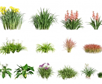 Modern Flowers And Grass-ID:488835108