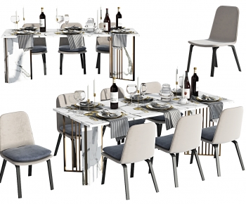 Modern Dining Table And Chairs-ID:354223015